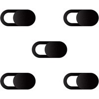 5 Pieces Camera Cover - Black