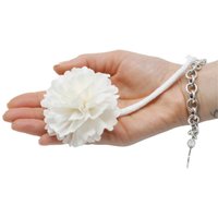 Natural Diffuser Flowers Medium Carnation on String - White