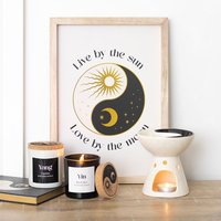 Set of 2 Yin Yang Jar Candles - Oud and Coconut