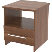 Sherwood Bottom Drawer Lamp Table - Noche Walnut