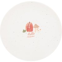 Autumn Print Plate - White / Side Plate