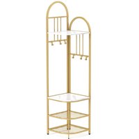 4-Tier Entryway Coat Shoe Rack
