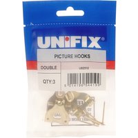 Picture Hooks Large Box of 30 - Gold