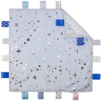 Blue Comforter with Moon & Stars Print 12 Pack - Blue