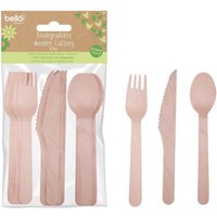 Biodegradable Wooden Cutlery - Neutral