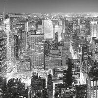 Midtown New York Wall Mural - Grey