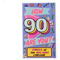 How 90's Are You-1990s Trivia Cards Game - Blue