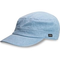 Denim Newsboy Cap Military Hat Light Blue Washed Denim - Light Blue