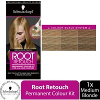 Schwarzkopf Root Retouch Hair Dye Medium Blonde Permanent Colour Kit - Medium Blonde / 1