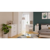 Welcome Furniture, Welcome Furniture Ready Assembled Pembroke 3 Drawer Bedside Cabinet In Kashmir Ash Welcome Furniture, Welcome Furniture Ready Assembled Pembroke 3 Drawer Bedside Cabinet In Kashmir Ash