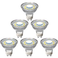 45W LED 4.9W GU10 Day Light Bulb - White / 6