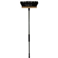 Charnwood 14" Heavy Duty PVC Broom Garden Wood - Black