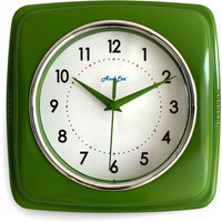 Retro Indoor Wall Clock - Green