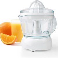 Electric Citrus Press Juicer 0.7L with 2 Directional Twist and 2 Cones - White