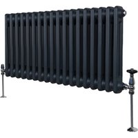 Traditional Column Radiators - Grey / 7cm / 30cm / 83cm