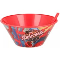 Spiderman Sippy Bowl With Straw 500ML_2029232 - Multi / Spiderman