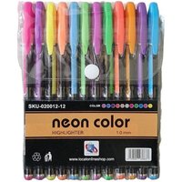 Neon Colour Highlighter - Multi / 12