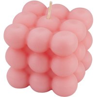 Floral Scented Bubble Candle - Pink