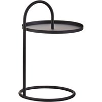 Trosa Black Hanging Top Side Table - Black