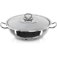 3L Casserole Pot with Lid - Silver