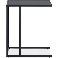 Acero Black Metal Side Table - Black