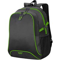 Osaka Basic Backpack Bag (30 Litre) - BlackGreen - Black/Green