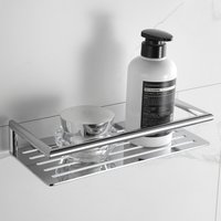 Verso Stainless Steel Rust Proof Bottle Basket Chrome - Polished Chrome