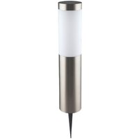 CGC COZE Spike Mount Solar Post Lamp 4000K LED Light - Silver