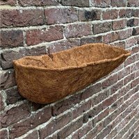 Coco Wall Trough Planter Liners (60cm) - Brown / 1