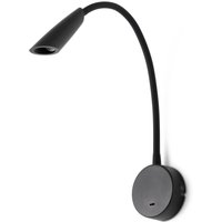 Boken Adjustable Wall Reader Light - Black