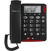 Big Button 48 Plus Corded Telephone - Black