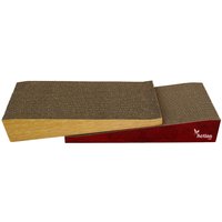 Sloping Cardboard Cat Scratcher - Brown