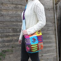 Ethnic Sling Bag Om MultiColor - Multicolor