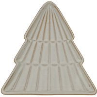 Large Alora Ceramic Tree Dish Artistic Sculptural Centerpiece - Light Brown