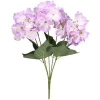 Artificial Arundel Hydrangea Bush 32cm - Lavender