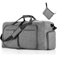 Large Gym or Travel Duffel Bag - Grey / 68.8cm