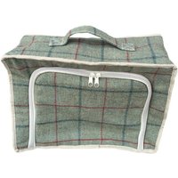 Green Tweed Cooler Picnic Bag - Green