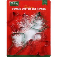 Pack of 4 Christmas Cookie Cutters