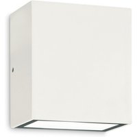 Argo LED Outdoor Cubic Up Down Wall Light White IP65 3000K - White