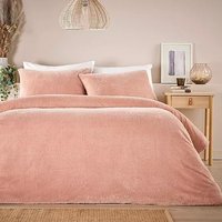 Vantona, Fleece Essentials Quilt Cover Set - Blush Vantona, Fleece Essentials Quilt Cover Set - Blush