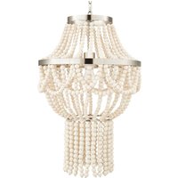 Pilli Beaded Light Chandelier - Natural