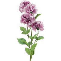 Artificial Carnation Stem - 4 Flowers - Pink Carnation