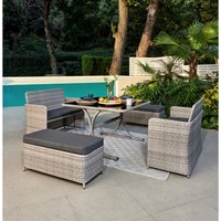 Guell Garden Dining Set - Grey
