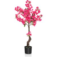 2 Pack Artificial Plum Blossom Tree - Red