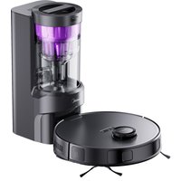 2-in-1 Vacuum and Robotic Vacuum Clean - Black