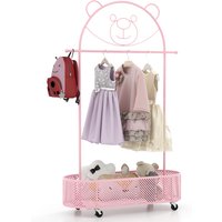 Kid Clothes Rack - Pink