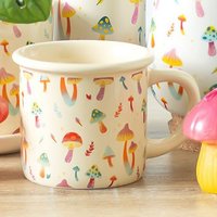 Funky Fungi Mushroom Print Mug - 350ml