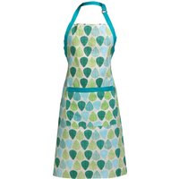 Green Leaf Printed Apron - Green