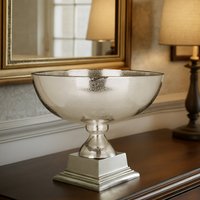 Kensington Townhouse Large Aluminium Bowl - Silver