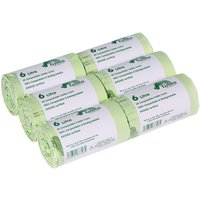 Green Giraffe 6 Litre Food Bin/Caddy Liners - Green / 6